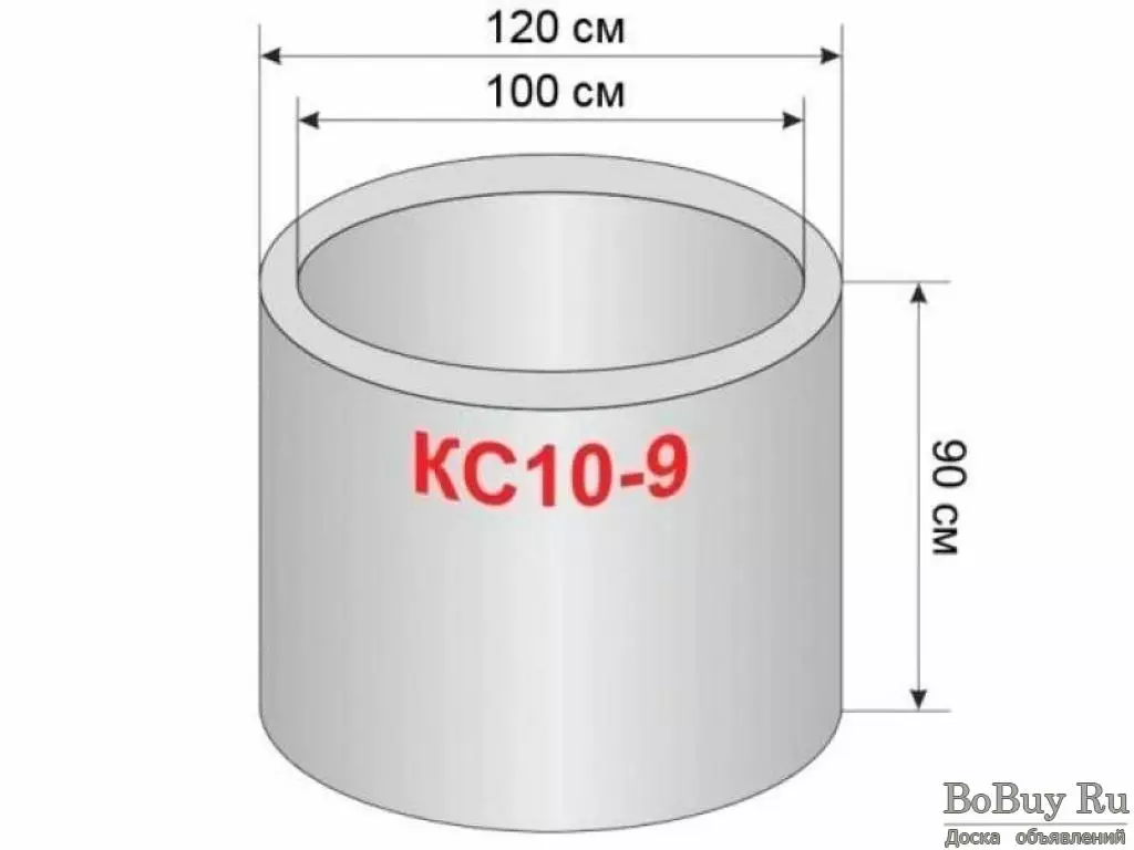 10 9 материалы. Кольцо колодца КС 10-6. Жб кольцо КС 10-6. Кольцо бетонное КС 20.9. Жб кольца объем кольца КС 10.9.